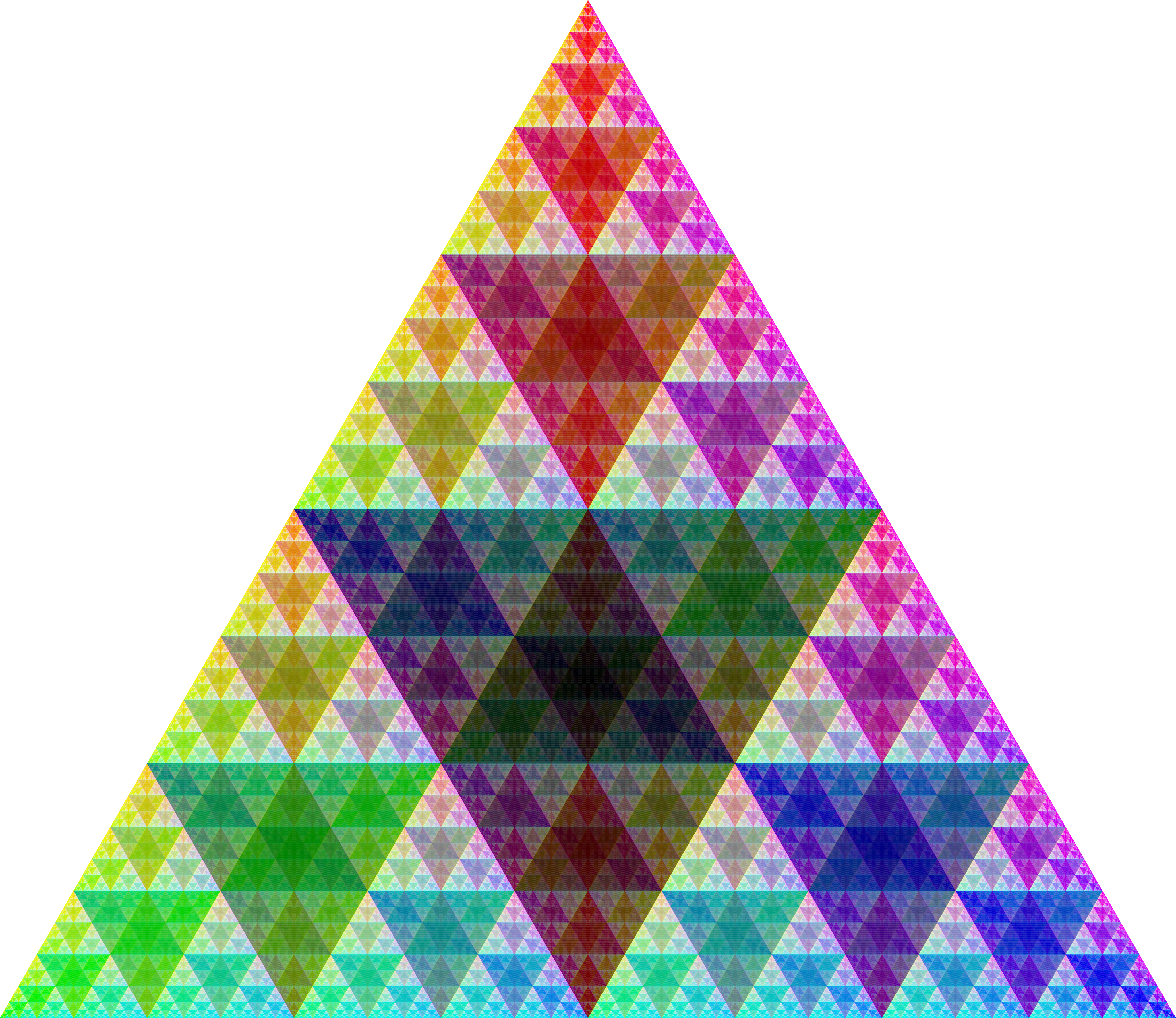sierpinski with colors